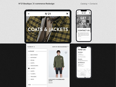 N°21 Boutique | E-commerce Redesign: Shot 4