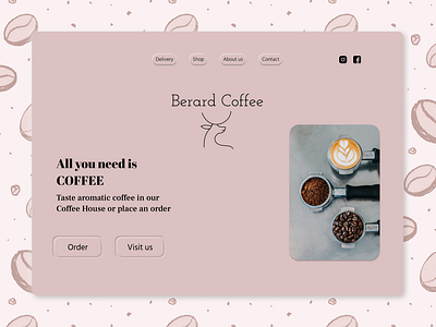 Coffee Shop coffee coffeeshop design neumorphism ui ux website