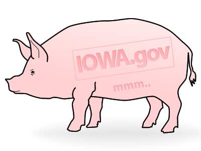 Havin' Fun with Iowa fun iowa joke pig