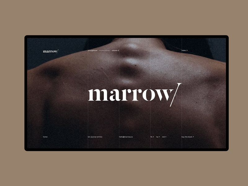 marrow/ — an editorial project.