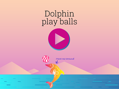 Dolphin game design graphic design illustration