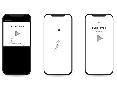 SPORT MAN game design app game design graphic design illustration mobile product design ui ux