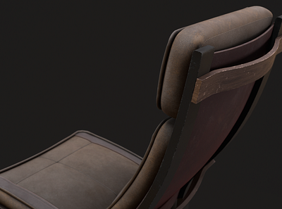 3D Design. CGI Old Seat. 3d design graphic design