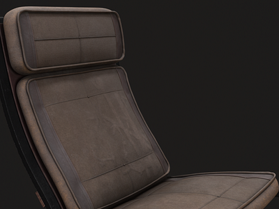 3D Design. CGI Old Seat.