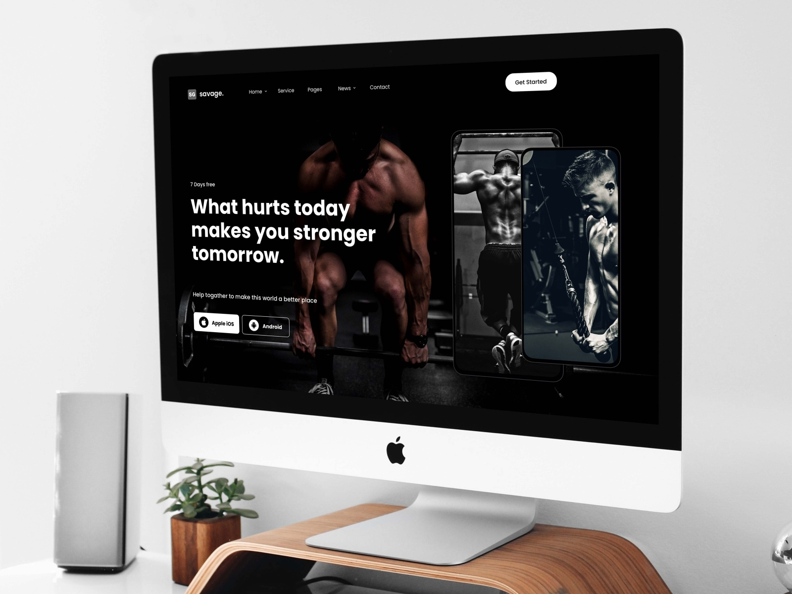 GYM Website by Rafay Siddiqui on Dribbble