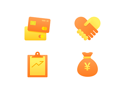 Finance icon card credit earnings file finance handshake icon