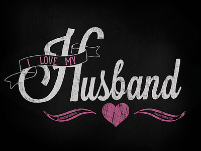 I Love My Husband lettering marriage t shirts theloveshirts.com typography