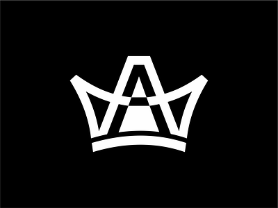 Letter A Crown Logomark