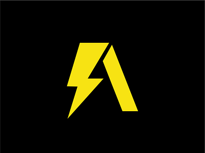 Letter A Electric Logo