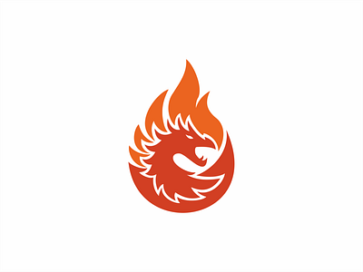 Dragon Fire Logo app branding design graphic design illustration logo vector