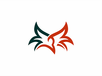 Eagle Fox Logo branding design graphic design logo