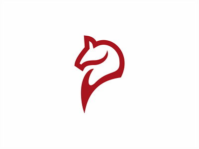 P Horse Logo branding design graphic design illustration logo
