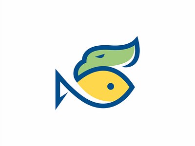 Eagle Fish Logo branding design graphic design logo