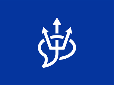 Trident Chat Logo branding design graphic design illustration logo