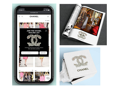Chanel Summer '22 Brand Asset Design branding design graphic design illustration logo typography