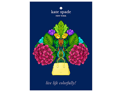 Kate Spade Spring '22 Brand Asset Illustration/Design