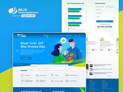 BPJS Ketenagakerjaan Website Redesign