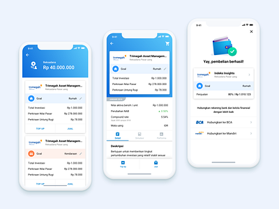 FUNDtastic: Payment app cards cart design finance goal growth icons money mutual funds payment product success