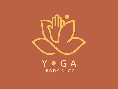 Yoga body design hand illustration logo shop sport sun vector yellow yoga yoga studio