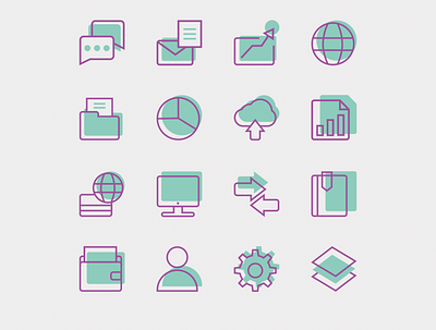 Business icons arrows bookmark business card cloud design desktop folder graphic human icon illustration internet mail message settings vector wallet