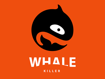 Whale-killer animals design fish icon illustration killer logo minimalism ocean sea vector whale whale logo whater