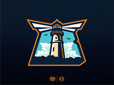 Boston Beacons boston branding harbor hockey ice lighthouse logo sports