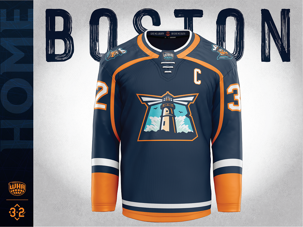 Boston Beacons Uniforms By Brandon Lamarche On Dribbble 