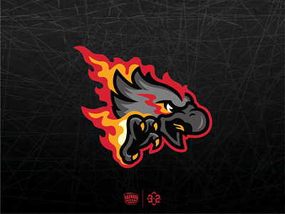 Atlanta Firebirds atlanta birds branding design fire georgia hockey ice logo pheonix sports