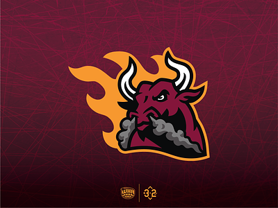 Kansas City Blaze bbq branding bull design fire hockey ice kansascity logo mavericks sports