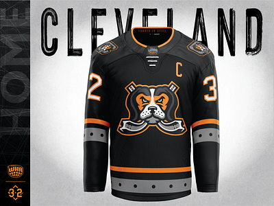 Cleveland Steelhounds - Uniforms branding cleveland design dog hockey hound ice logo ohio sports steel underdog