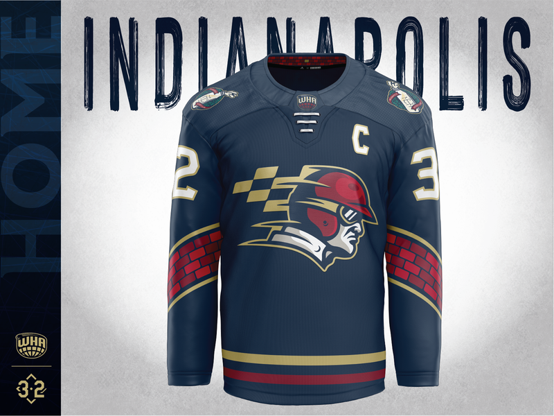 Indianapolis Checkers - Uniforms 500 branding checker esports flag helmet hockey ice indiana indianapolis indy logo racing sports