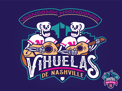 Nashville Vihuelas Concept baseball calavera concept copa guitar milb music city nashville nashville sounds vihuela
