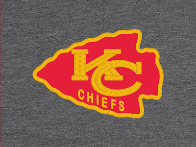 KC Chiefs Blazer Patch