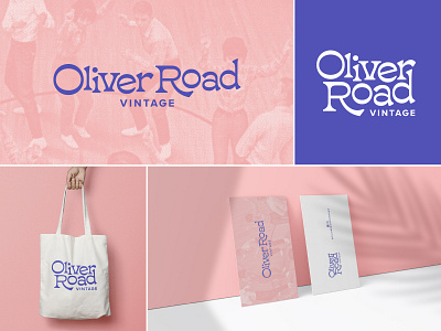 Oliver Road Vintage Shop Branding branding design graphic design logo logotype typography vintage wordmark