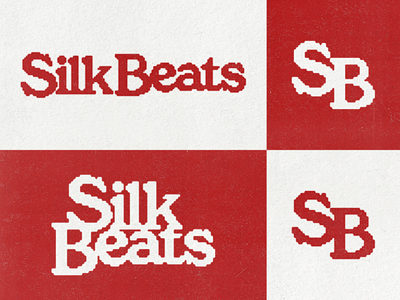Silk Beats Wordmark branding design graphic design logo logotype typography wordmark