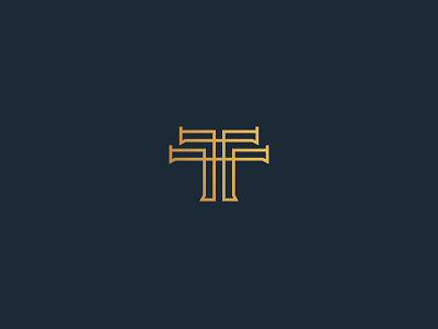 TT monogram letters logo luxury monogram tt
