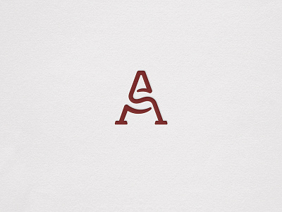 A monogram brand coffee identity logo minimal monogram simple symbol