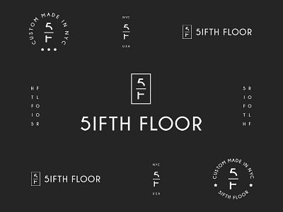 Concept #2 5 badge floor identity logo number symbol type typography