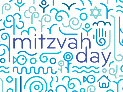 Mitzvahday art day jew jewish line mitzvah