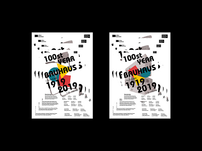 100st Year Bauhaus Poster