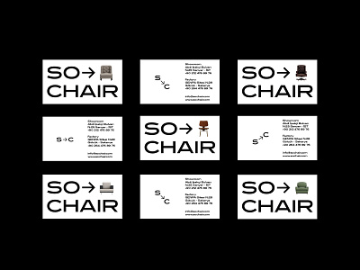 So Chair Business Card