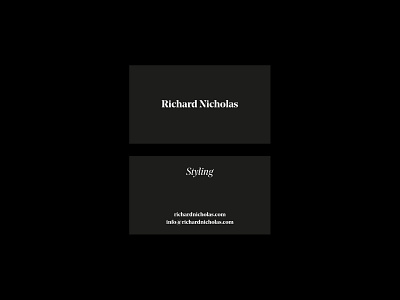 Richard Nicholas Branding brand identity branding branding agency design designer logo logodesign logos