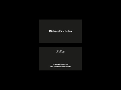 Richard Nicholas Branding