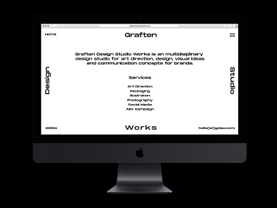 Graften Design Studio Works Web Site design design art designer graphic graphicdesign identity web webdesign website design