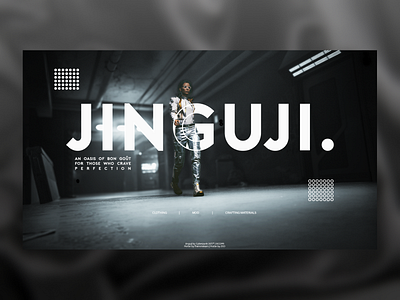 Proj 1 :Jinguji Landing Page branding design graphic design landing page minimal ui ui design ux web design