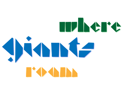 Where Giants Roam Logo adobe graphic design illustrator logo