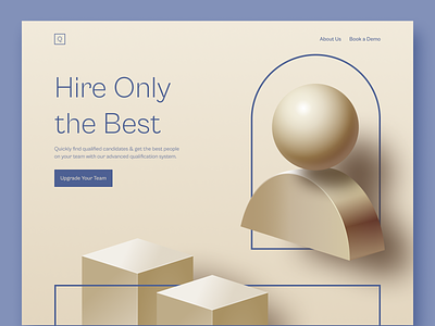 Quality Hire (Made with QuickShapes) design figma figma resource illustraion ui design uiux ux design web web design webdesign