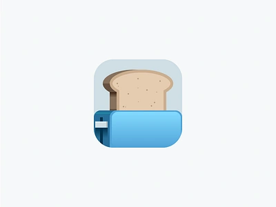 Wake Up to Toast bread cooking icon ios morning sandwich toast toaster