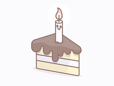 Cake birthday cake candle celebration food frosting icon organic