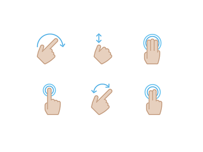 Gesture Icons pt.2